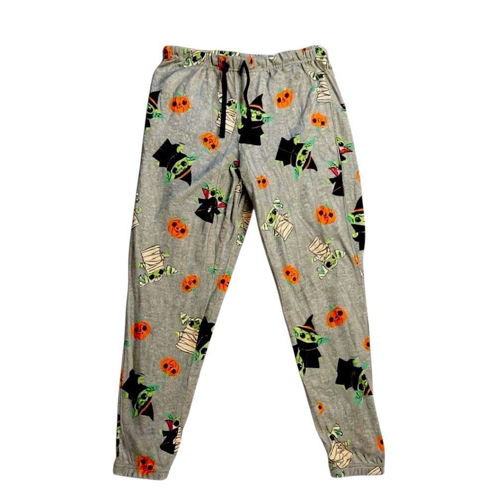 Star Wars The Mandalorian Halloween Grogu pajama pants
